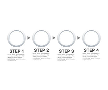 Infographics design vector and marketing icons can be used for workflow layout. Vector stock illustration.のイラスト素材