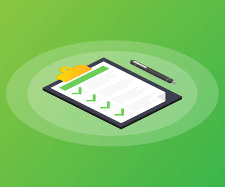 Clipboard with checklist icon. Clipboard with checklist icon for web. Vector stock illustration.のイラスト素材