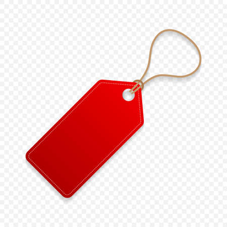 Set of various blank white paper tags, labels, stickers. Isolated vector elements, flat design. Vector illustration.のイラスト素材