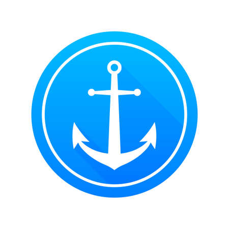 Anchor Icon Symbol. Premium Quality. Vector stock illustration.のイラスト素材