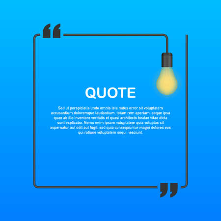 idea quote with light bulb with gears. Vector stock illustration.のイラスト素材