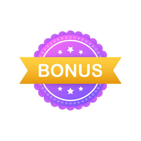 Bonus for promotion design. Surprise banner. Discount banner promotion template. Web template for marketing promo design. Vector stock illustration.のイラスト素材