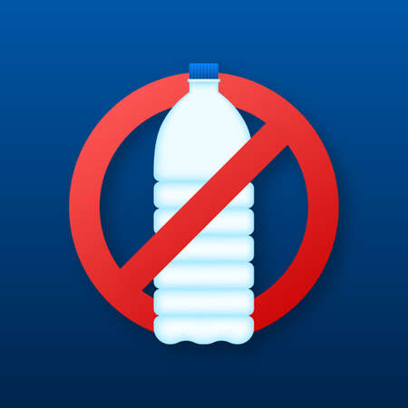 Drinks are prohibited flat vector icon. No drinks flat vector sign. Vector illustration