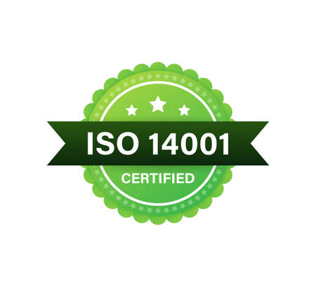 Iso Certified Badge Icon Certification Stamp Flat Design Vector のイラスト素材 ストックフォト 写真素材のstock Foto ストックドットフォト