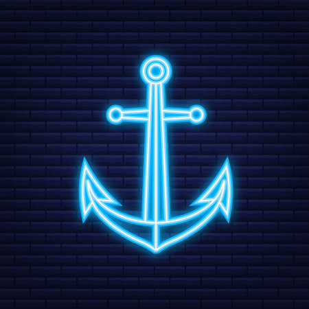 Set travel icon for web design. Business icon. Neon style. Vector illustration.