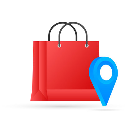 Map pin place marker. Location vector icon. Pin point icon.のイラスト素材