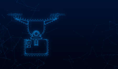 Delivery icon. Delivery service. Fast courier. Truck icon. Vector stock illustrationのイラスト素材