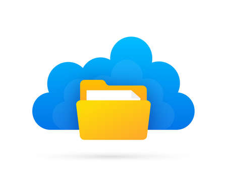 Files cloud, great design for any purposes. Abstract infographic. Internet technology. Web banner.のイラスト素材