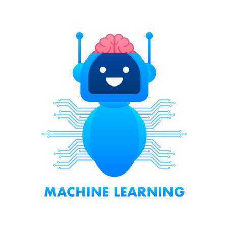 3d machine learning for healthcare design. Vector conceptのイラスト素材