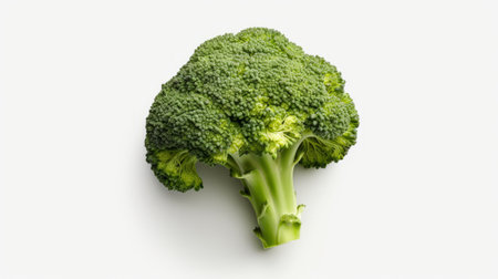 Broccoli isolated on white background. Generative AIの素材