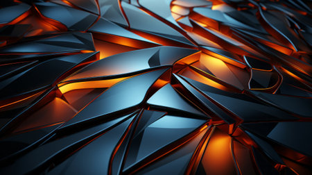 Abstract metal background. Generative AI.の素材