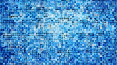 Blue Pixelated background . Create a captivating 8k Hyの素材
