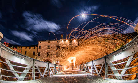 light paintingの写真素材