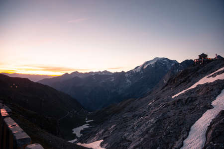 stelvio passの写真素材