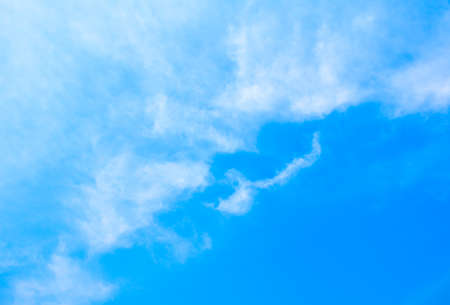 blue sky with cloudの写真素材