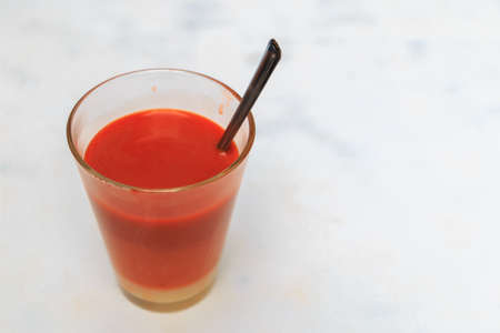 Tea with milk or popularly tea in Thailandの写真素材