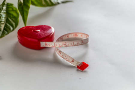 Stethoscope with tools on white background