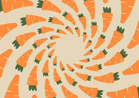 Wallpaper brown  striped circle orange carrots. Can be utilized in various media.