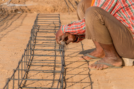 Construction site workers with no protect body.