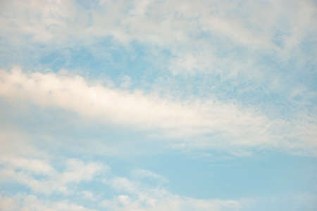 soften sky with blue backgroundの写真素材