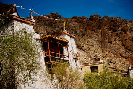 A beautiful house in the complex of Hemis monastery Leh Ladakh ,Indiaの写真素材