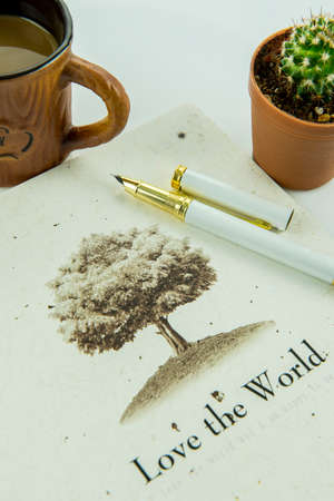 Earth Day concept, Love the worldの写真素材