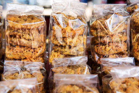 Thai dessert called \\\\\\\\\\\\\\\" Khanom Kong\\\\\\\\\\\\\\\" Cake wheel Thai dessert.の写真素材