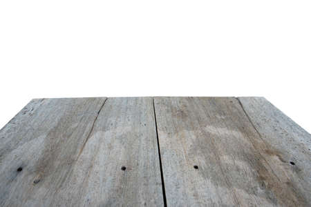 wood floor isolated on white background.の写真素材