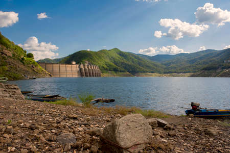 Bhumibol dam Tak Province ,Thailand.の写真素材
