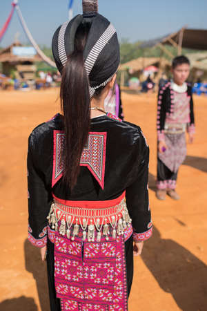 Traditional Hill Tribe Silver ornaments.の写真素材