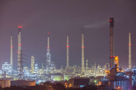 Oil refinery power station at Lamchabang, Thailand.
