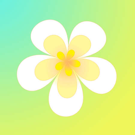 Flower of frame on backgroundの写真素材