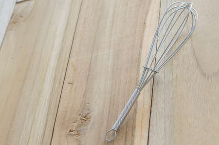 eggs on wood backgroundの写真素材