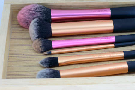 Makeup brushの写真素材