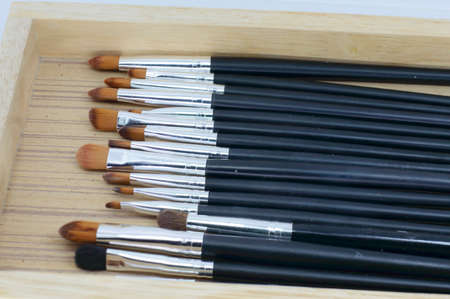 Makeup brushの写真素材