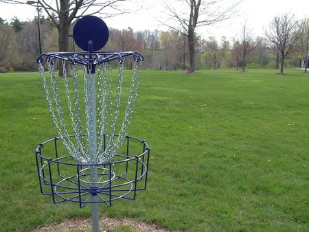 Disc Golf Basketの写真素材