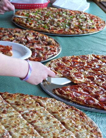 Pizza Buffetの写真素材