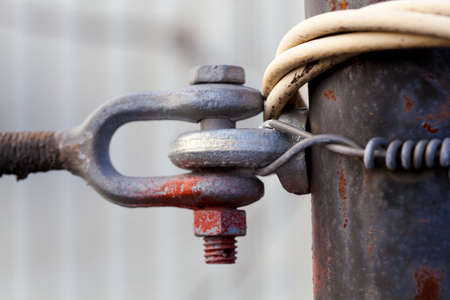 Location for mounting the metal wire Metal bolt の写真素材