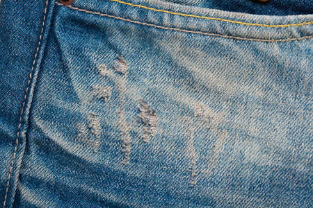 Shabby jeans textureの写真素材