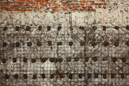 Grunge background texture. Abstract the design of concrete, brick and metal elements
