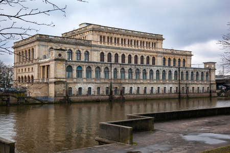 Building of the former Koenigsberg exchange (Now the city of Kaliningrad, Russia). Now the regional center of youth culture, the architectural style of Neo-Renaissance.の写真素材