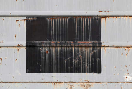Metal wall, iron texture background. Empty background of the old wall.の写真素材