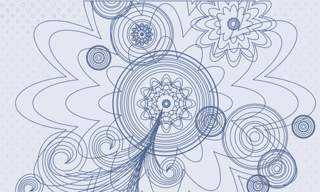 Floral Mandela Design Texture Pattern. It can be used for decorating of wedding invitations, Ceramic Tiles, decoration for Textile Cloth Design.の写真素材