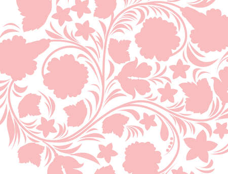 Floral Art Design Texture Pattern. It can be used for decorating of wedding invitations, Ceramic...