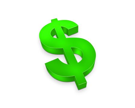 green dollar symbolの写真素材