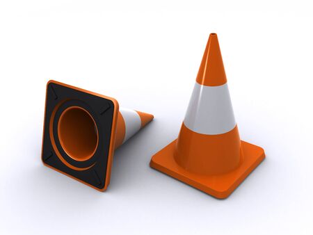 traffic conesの写真素材