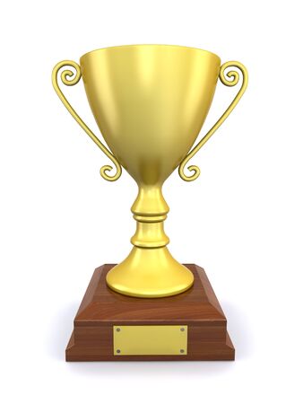 champion's trophyの写真素材
