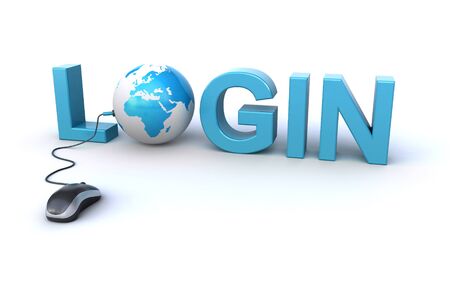 login conceptの写真素材