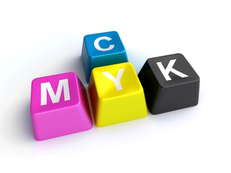 cmyk keysの写真素材