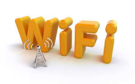 wireless connectionの写真素材